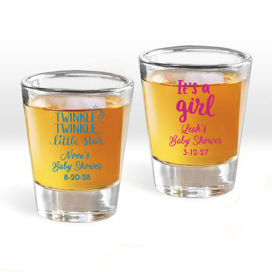 Twinkle Twinkle Little Star Personalized Fluted Shot Glass (Set of 24)
