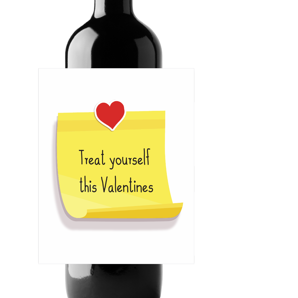 Treat Yourself This Valentines Wine Champagne Labels (set of 3)