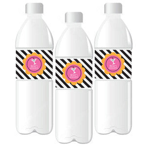 Bachelorette Party Personalized Water Bottle Labels