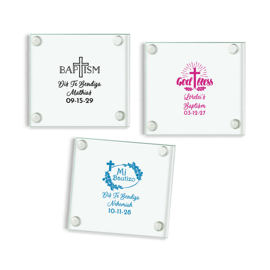 Sweet 15 Personalized Glass Coaster (Set of 24)