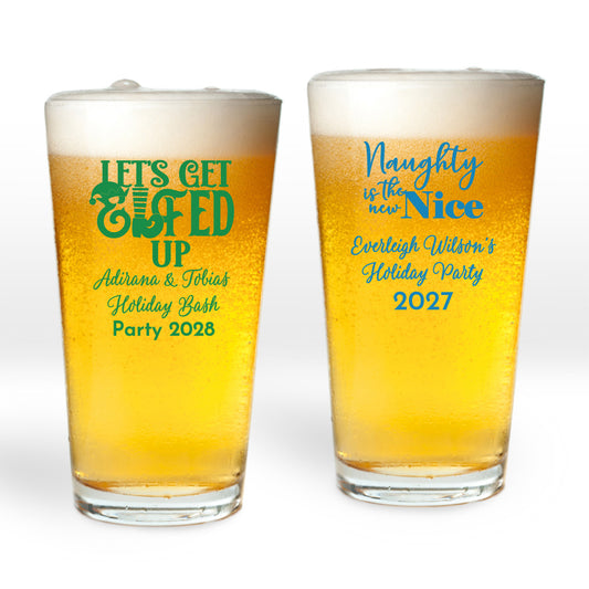 Naughty Is The New Nice Personalized Pint Glass