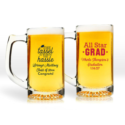 All Star Grad Personalized 15 oz. Beer Mug (Set of 24)