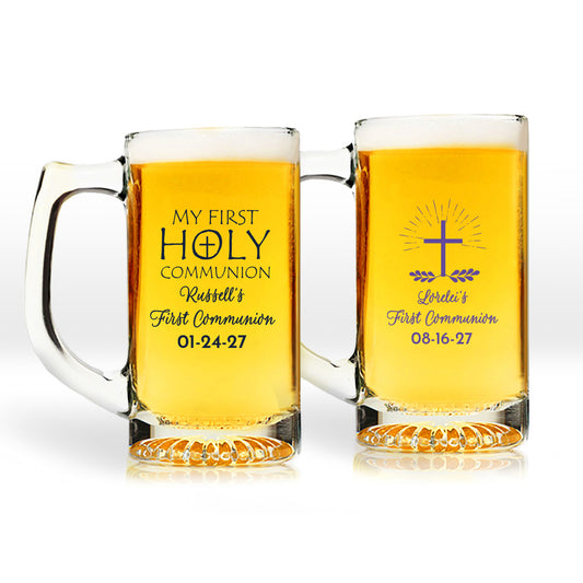 My First Holy Communion Personalized 15 oz. Beer Mug (Set of 24)