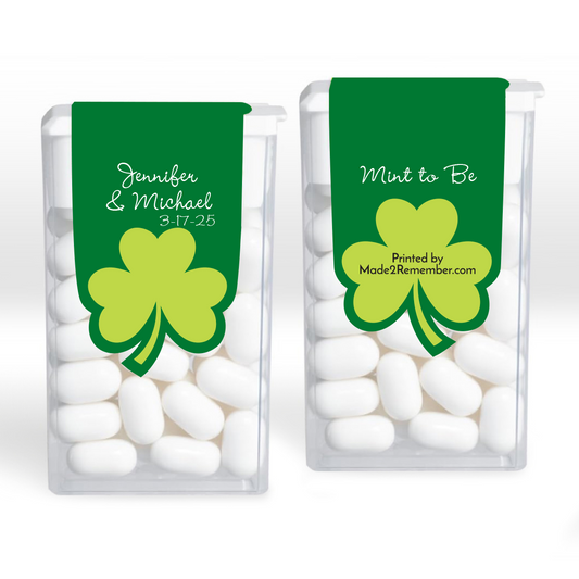 Mint to Be Personalized Tic Tac Mint Candy Edible Favors (set of 12)