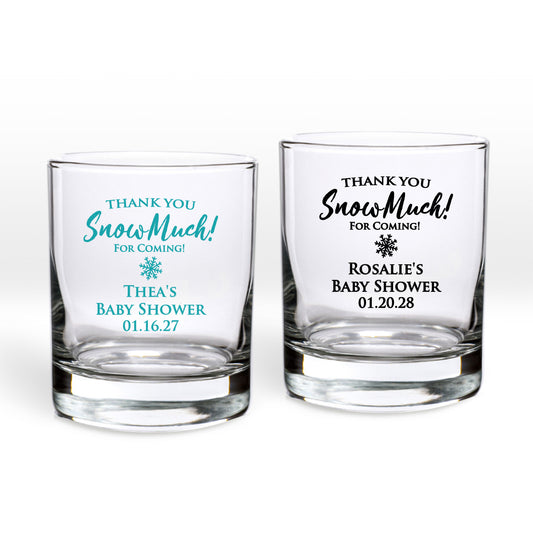 2028 Baby Shower Personalized Shot Glass or Votive Holder (Set of 24)