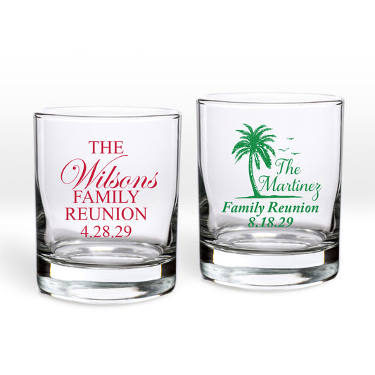 Family Reunion Personalized Shot Glass or Votive Holder (Set of 24)