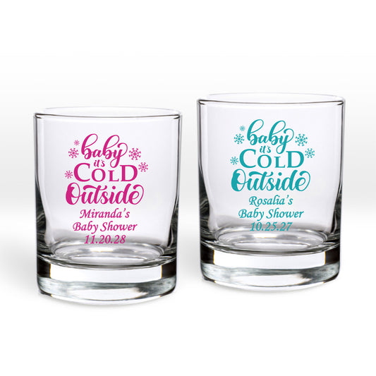 Baby It’s Cold Outside Personalized Shot Glass or Votive Holder (Set of 24)