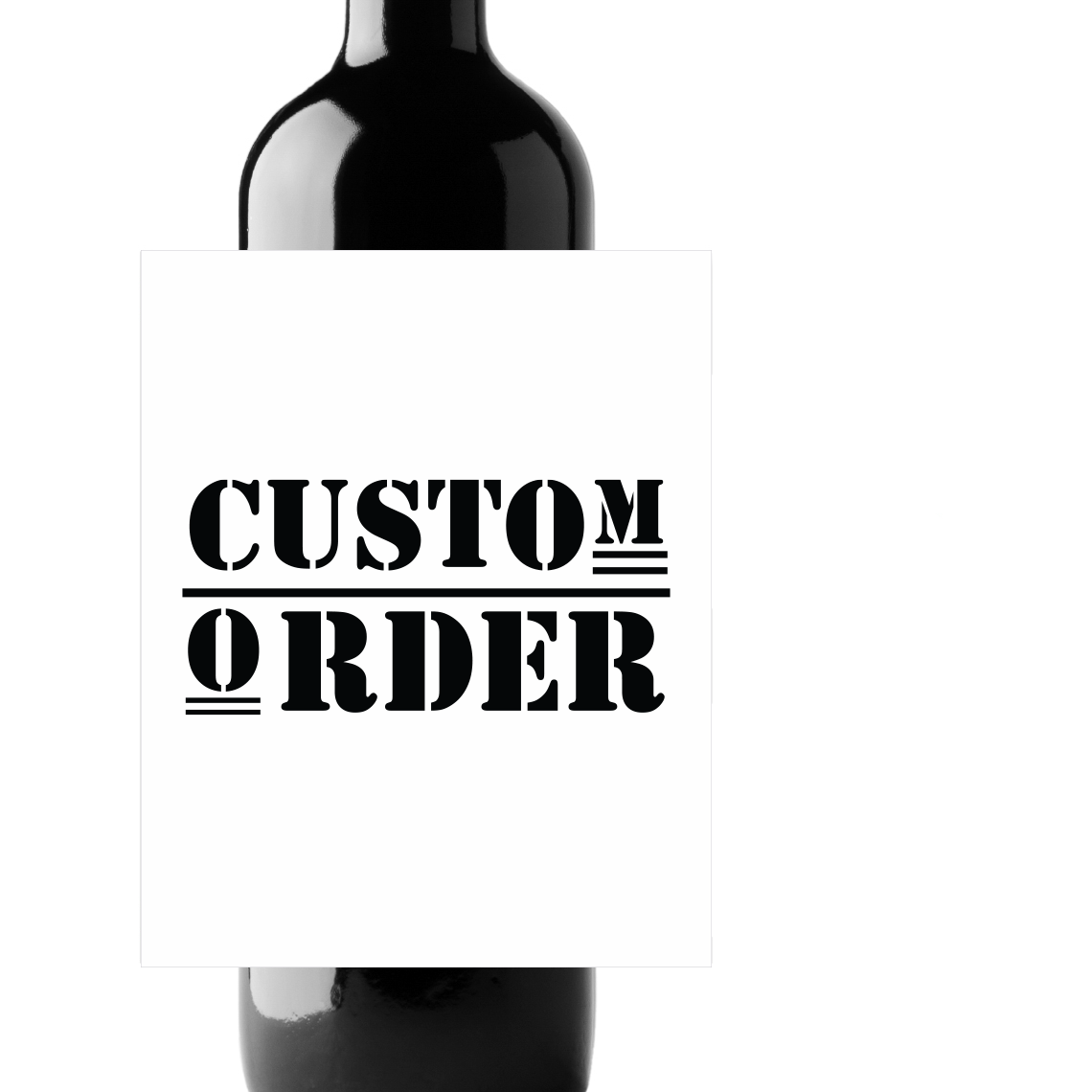 Custom Order Wine Champagne Labels (set of 3)